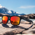Gafas de sol personalizadas multicolor polarizadas con protección UV y texto regalo de fiesta en la playa y cumpleaños para mujeres y hombres