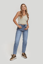 JEANS LAULIA MOM STRETCH