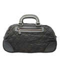 Paris New York Quilted Nylon Duffle Handbag