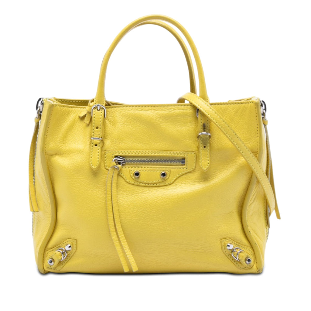 Mini Leather Papier A4 Zip Around Satchel