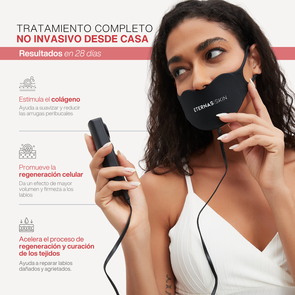 Máscara de Labios LED Infrarroja 850nm Silicona Médica