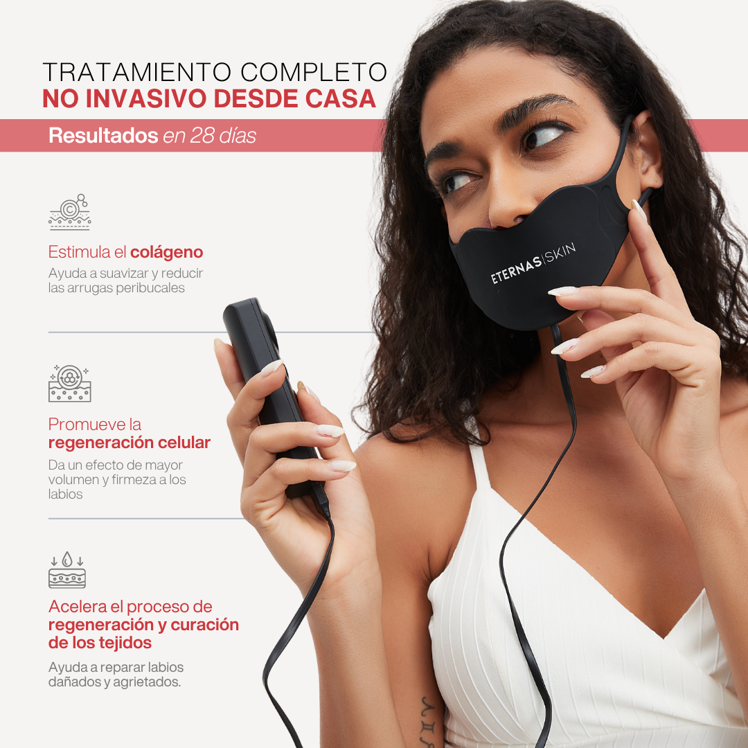 Máscara de Labios LED Infrarroja 850nm Silicona Médica