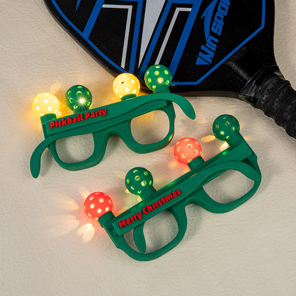 Gafas de Pickleball en miniatura personalizadas con texto impreso en 3D para decoración de fiestas Regalo de Navidad para los amantes del Pickleball