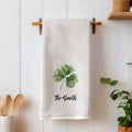 Toalla de cocina personalizada con nombre Lucky Shamrock Waffle Tea Towel St. Patrick's Day Gift for Family Friends