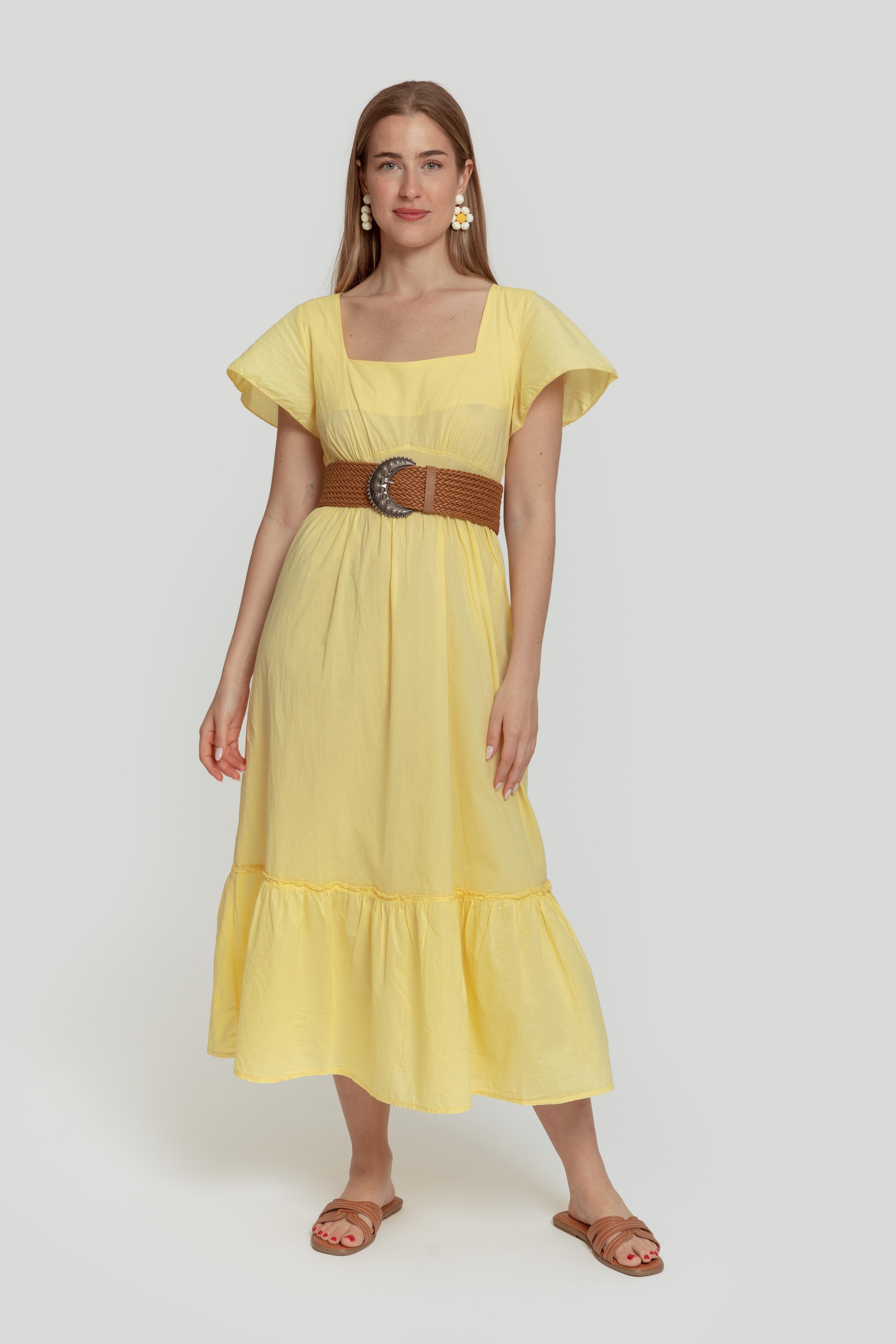 VESTIDO  VOLANTE