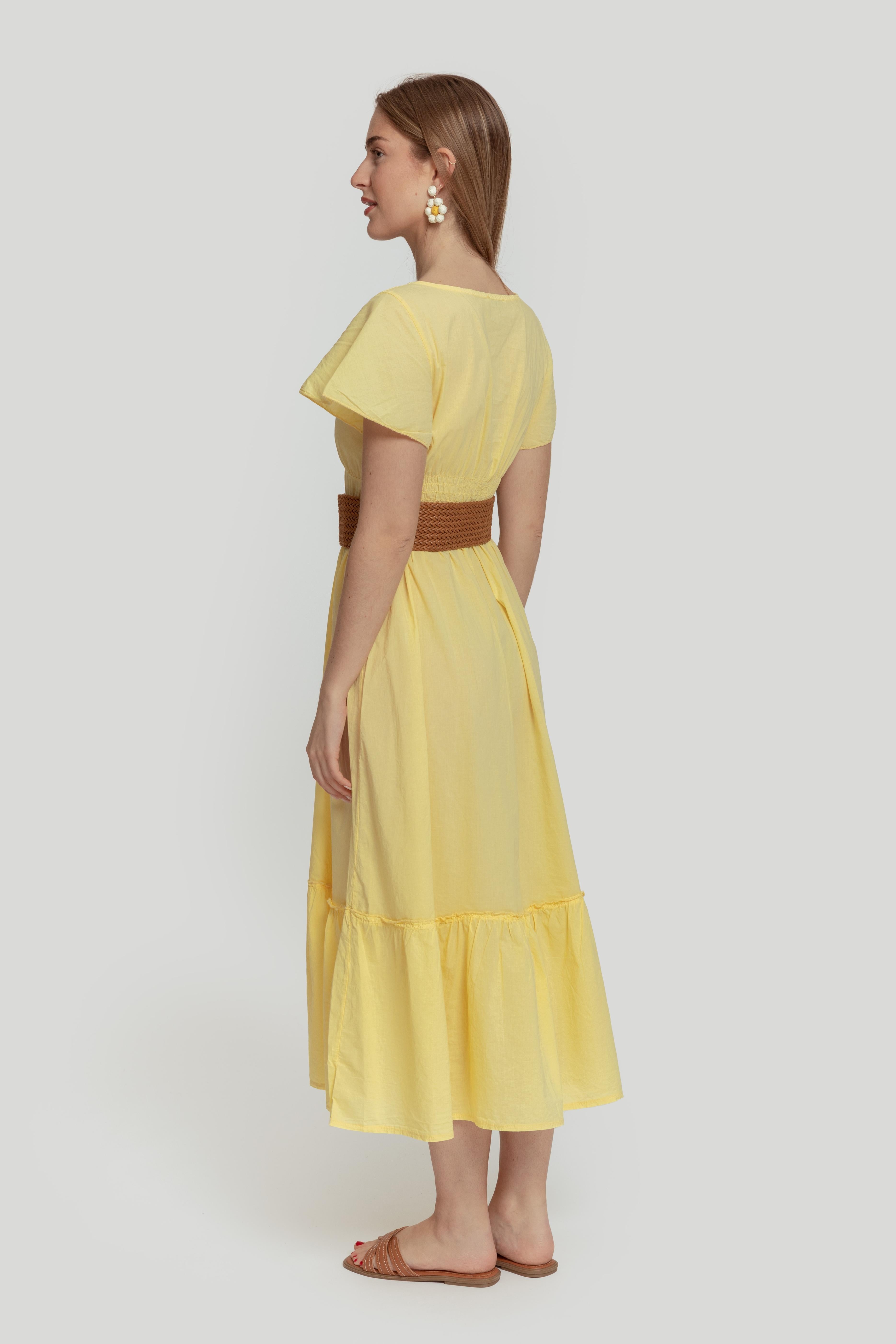 VESTIDO  VOLANTE