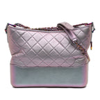 Medium Iridescent Calfskin Gabrielle Crossbody