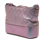 Medium Iridescent Calfskin Gabrielle Crossbody