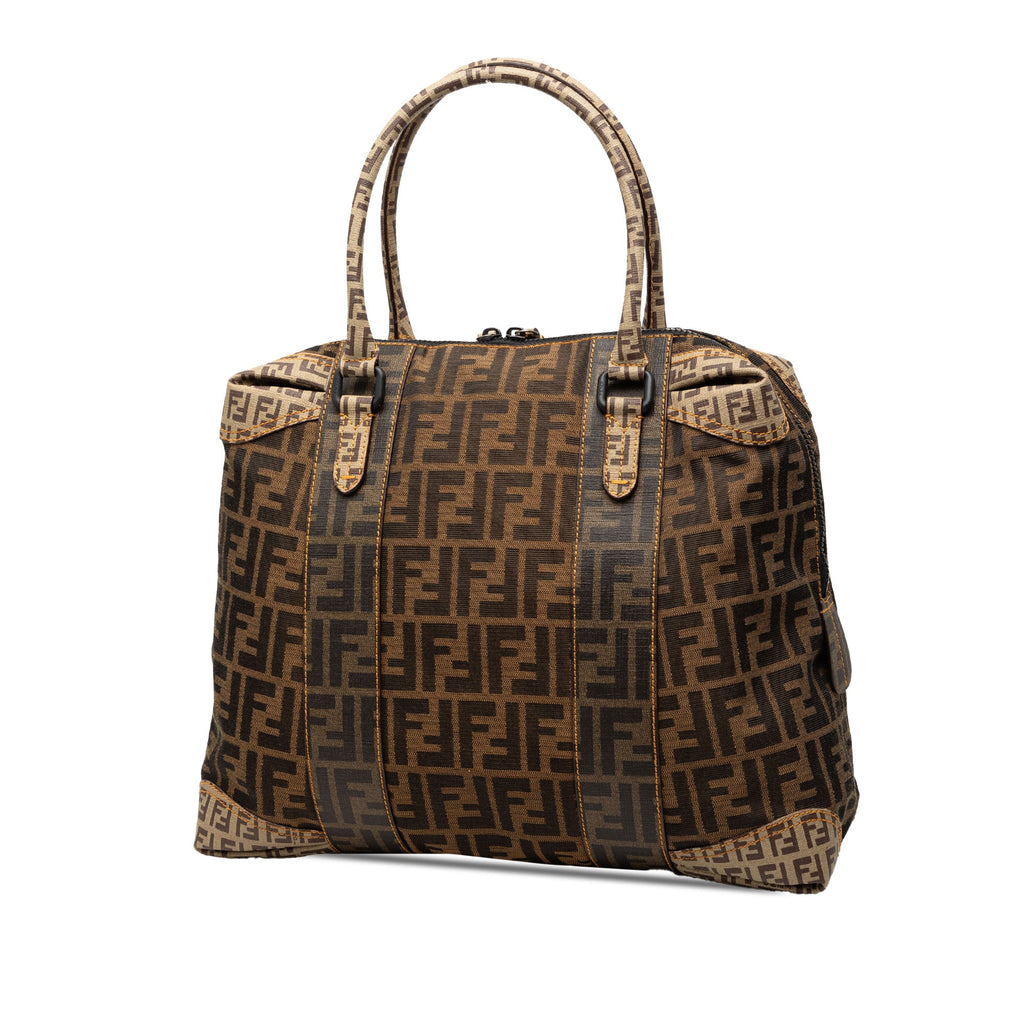 Large Zucca Canvas Mixed Media Tote