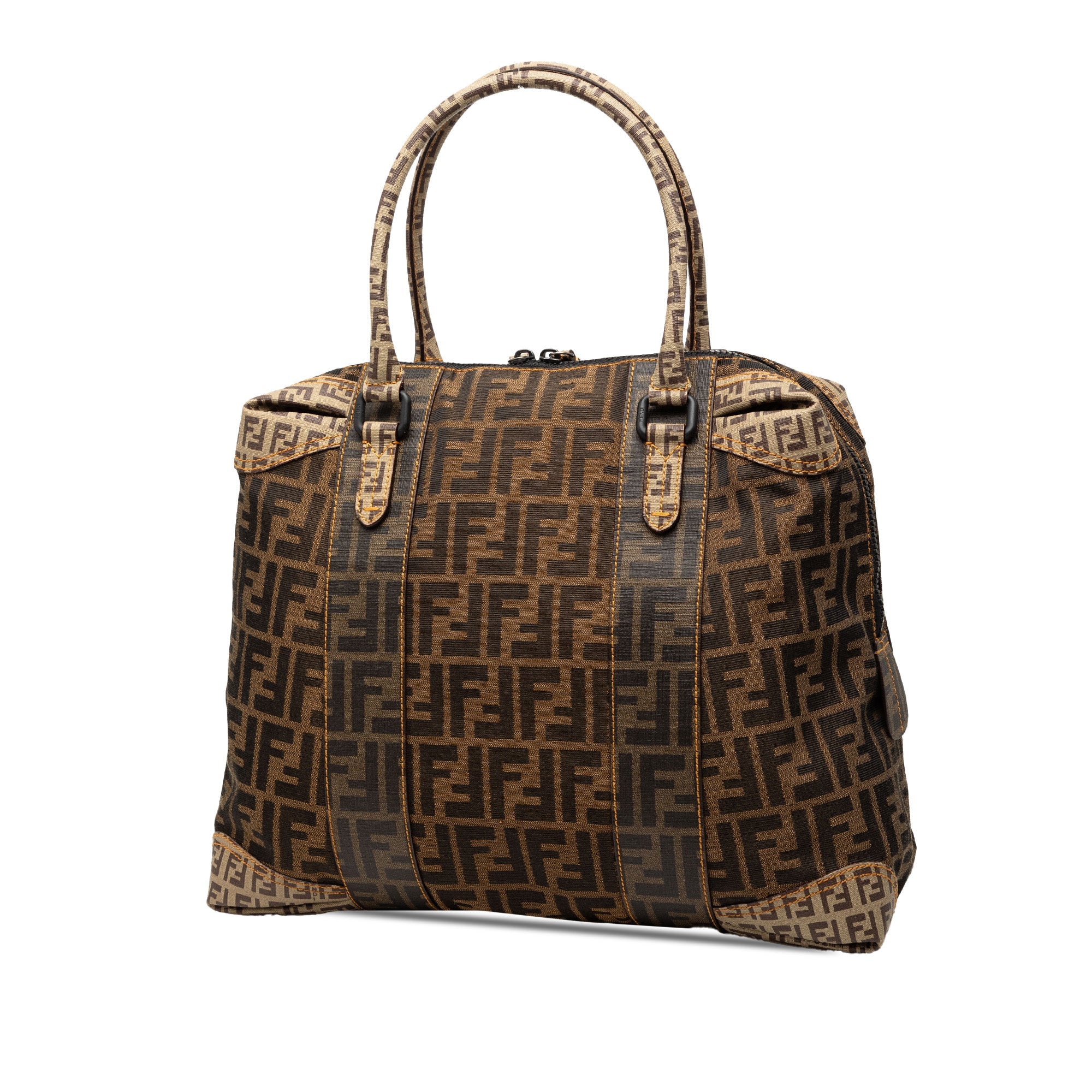 Large Zucca Canvas Mixed Media Tote