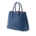 Medium Saffiano Cuir Double Satchel