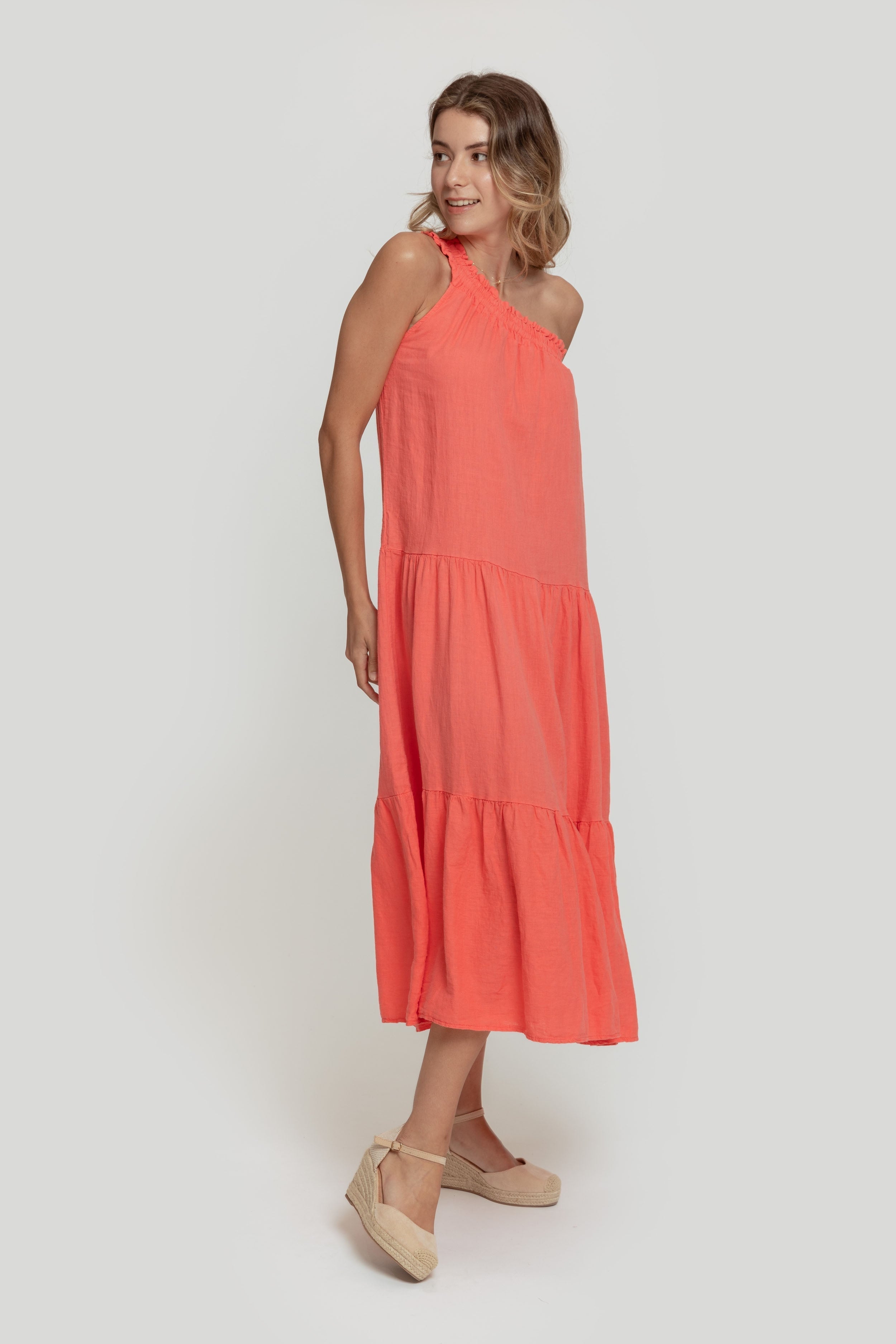VESTIDO  ASIMETRICO