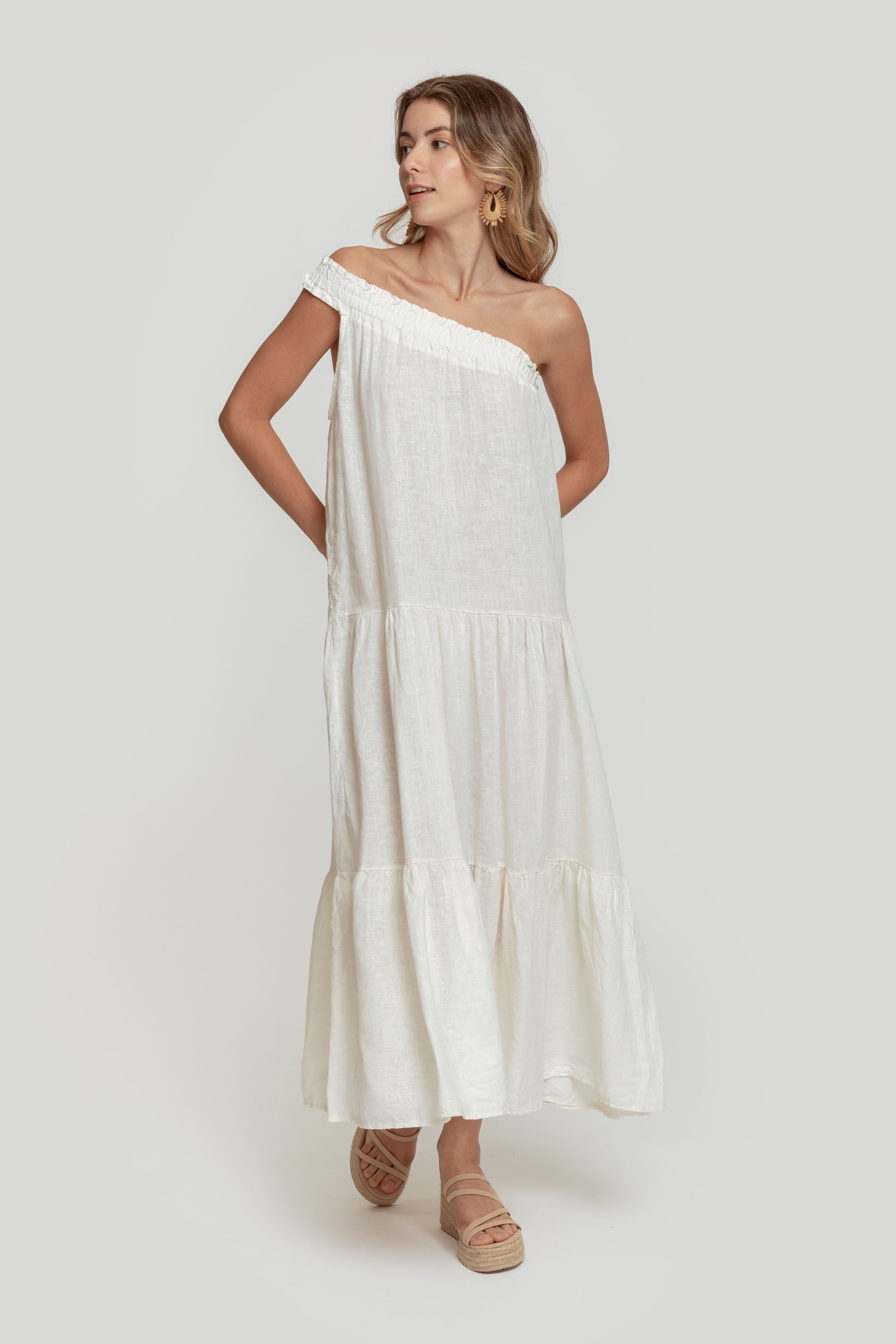 VESTIDO  ASIMETRICO