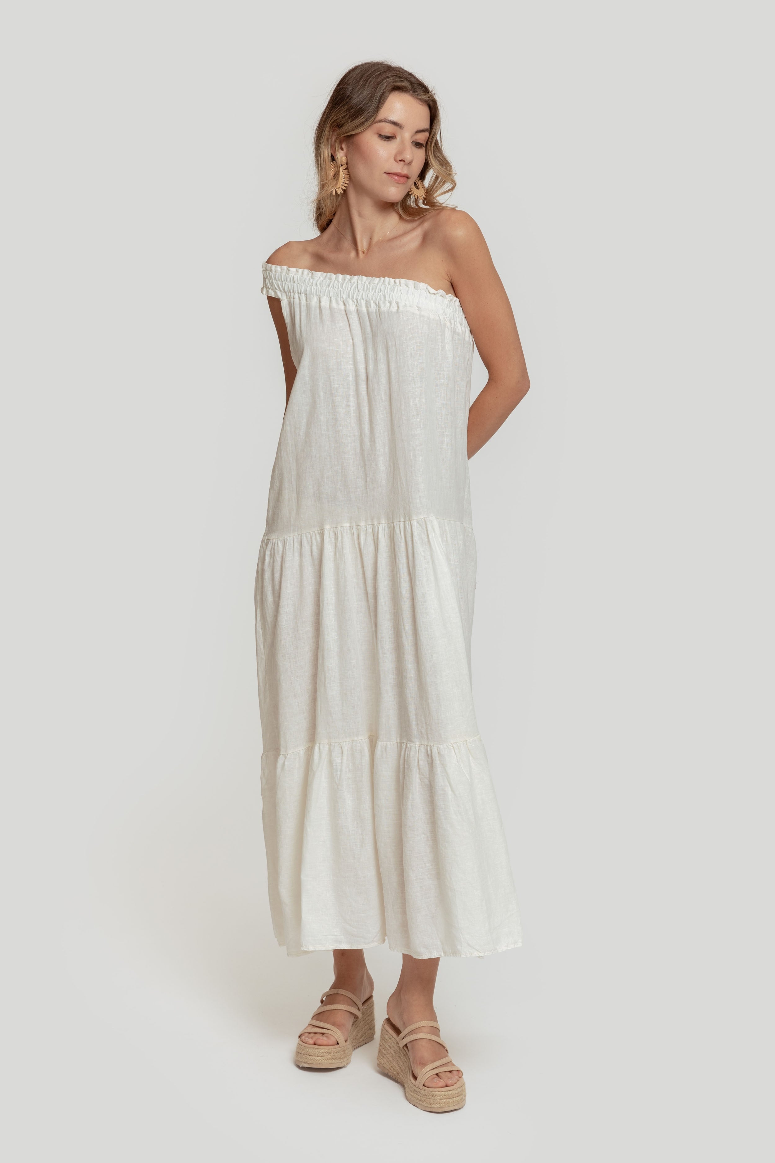 VESTIDO  ASIMETRICO