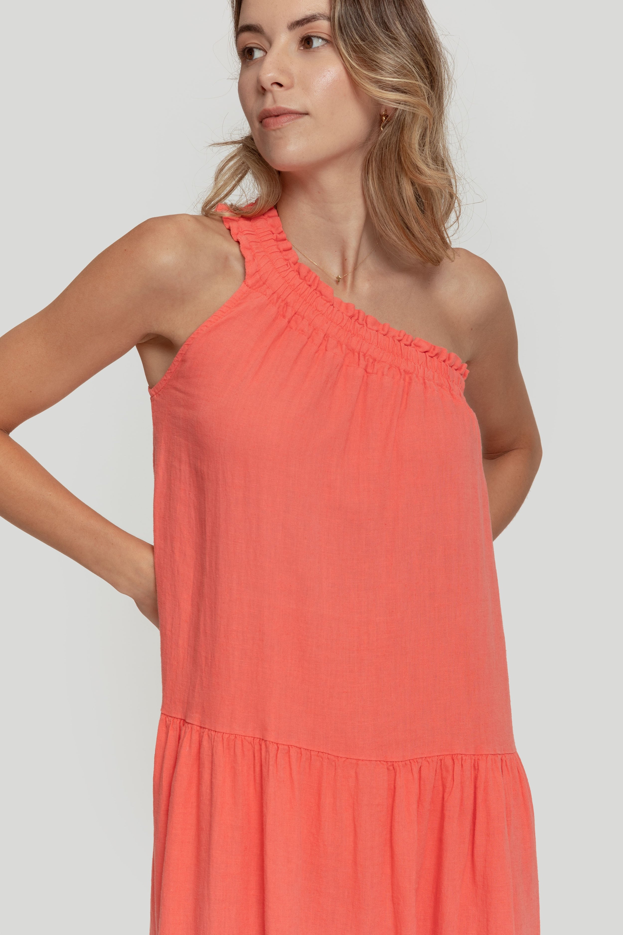 VESTIDO  ASIMETRICO