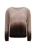 Mirror In The Sky Gradient-Dyed Cashmere Sweater — Beige