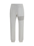 Thom Browne Striped Cotton Joggers — White