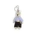 Men's Multicolor Cotton Keychain Accessory