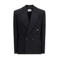 Women's Black Wool Jacket Clothing