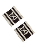Men's Black White Dg Logo Cotton 1 Pair Wristband And Co+pa Accessory