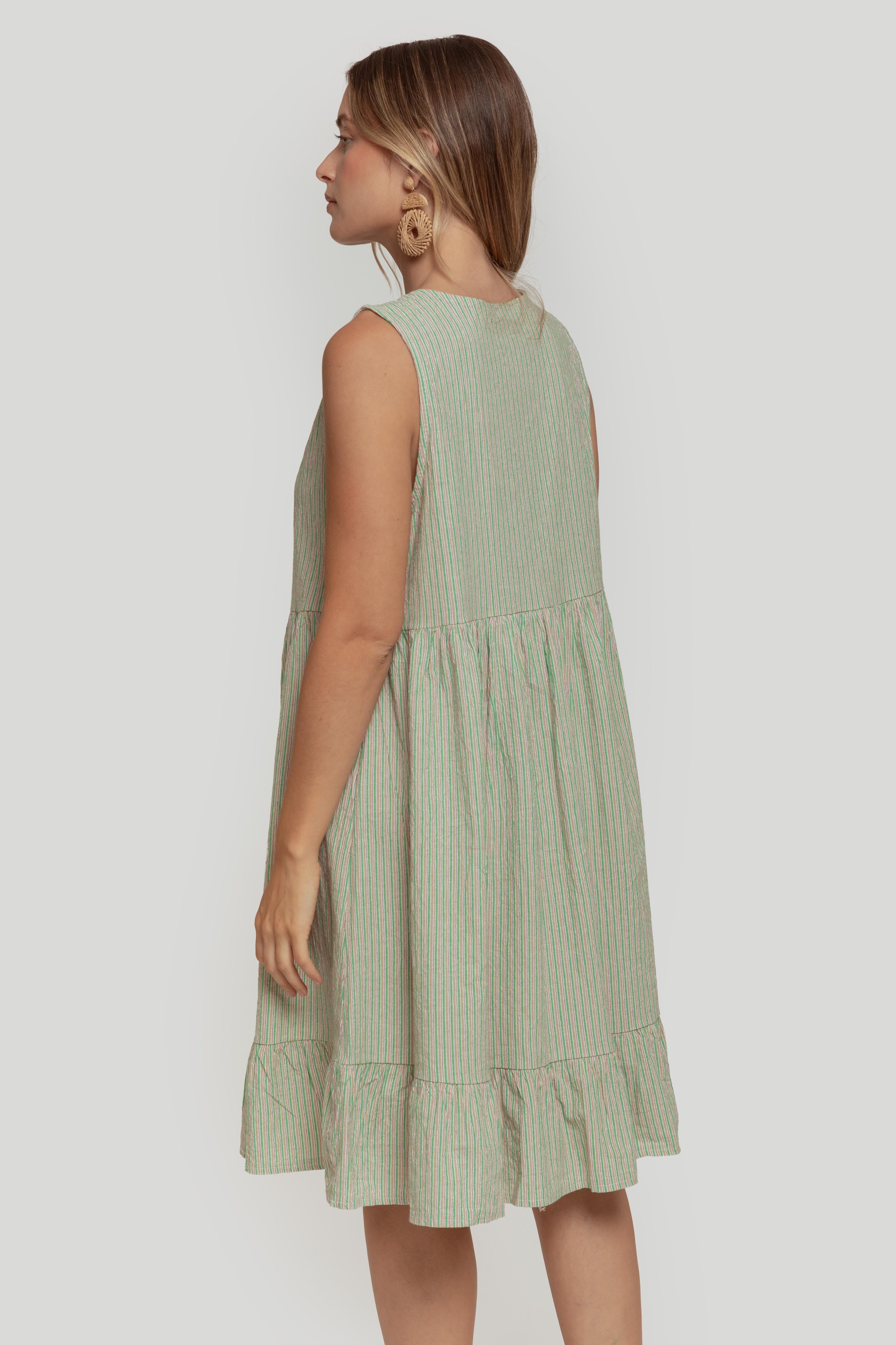 VESTIDO  CORDONES