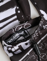 Women's Dg Logo Elbow-Length Gloves Black