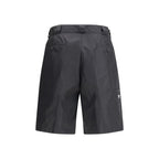 Black Recycled Polyamide Bermuda Shorts