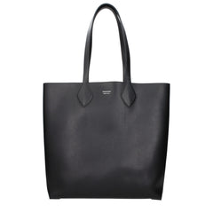 Men's Black Leather Shoulder Bag