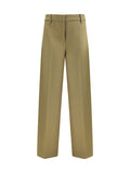 True Royal Virgin Wool Trousers — Olive