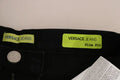 Women's Dark Black Dora Slim Fit Denim Pants Cotton