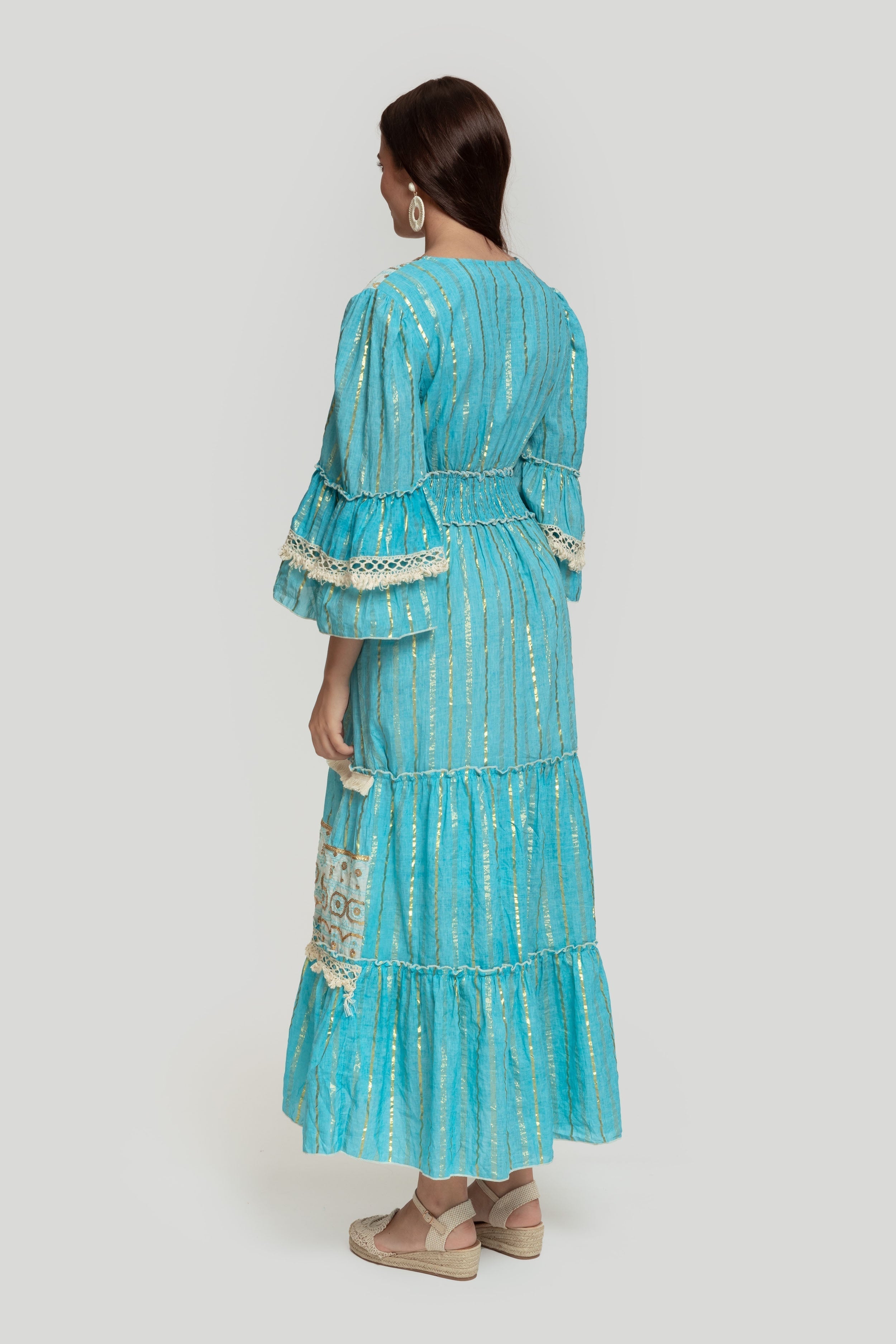 VESTIDO BOHO CORDON