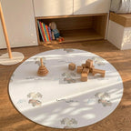 Alfombra de Vinilo COCHE DE CARRERAS 95cm diámetro