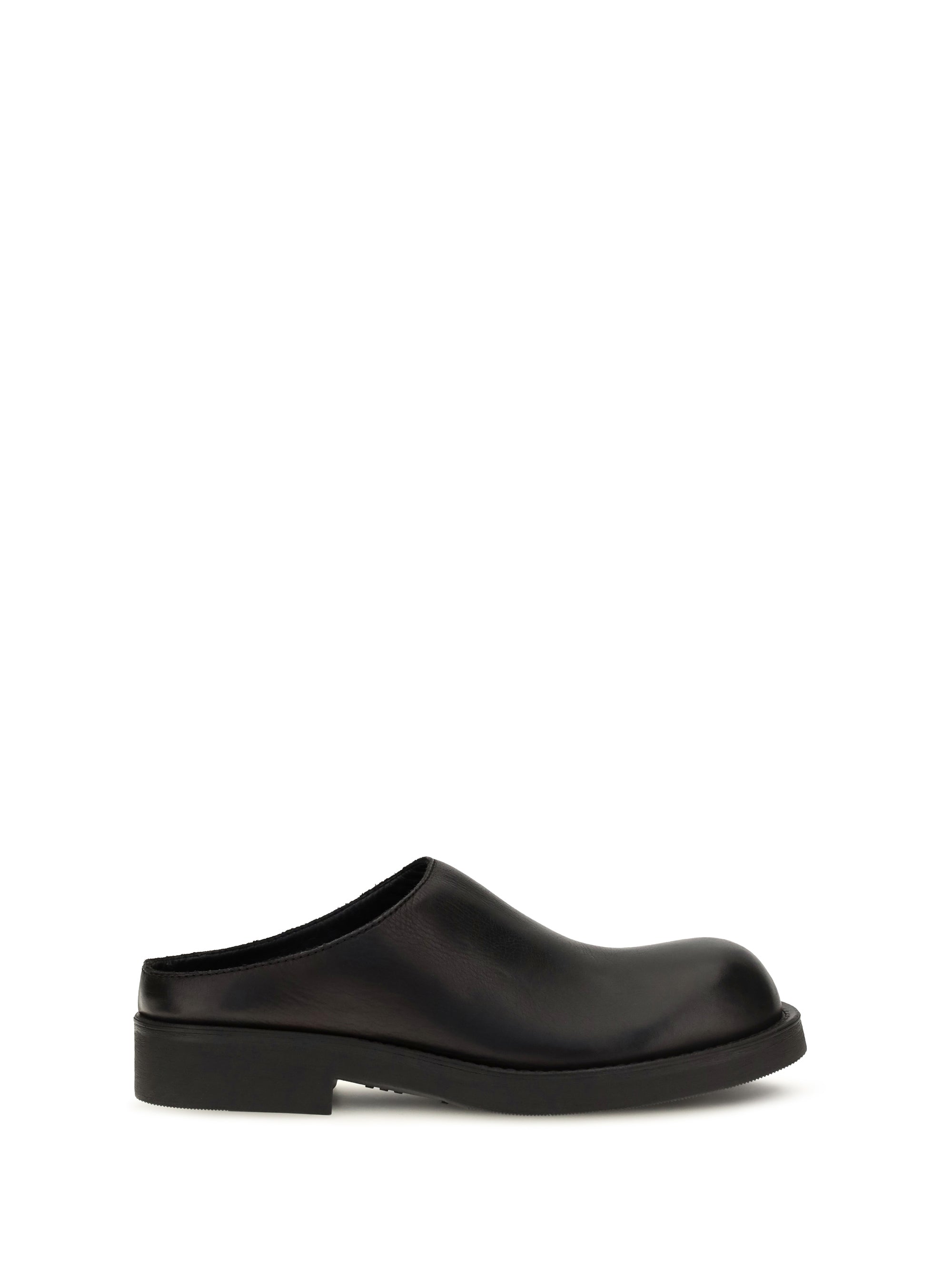 MM6 Maison Margiela Biker Mule — Black