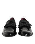 Black Leather Slip On Dress Men Loafers Shoes Co+el+pa+pl+vi+goat