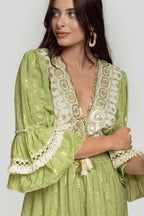 VESTIDO BOHO CORDON