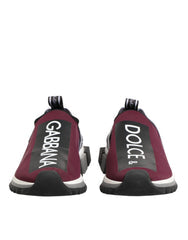Maroon Slip On Sorrento Men Sneakers Shoes 20+pa+pu+vi