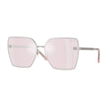 Versace Square Frame Sunglasses — Silver