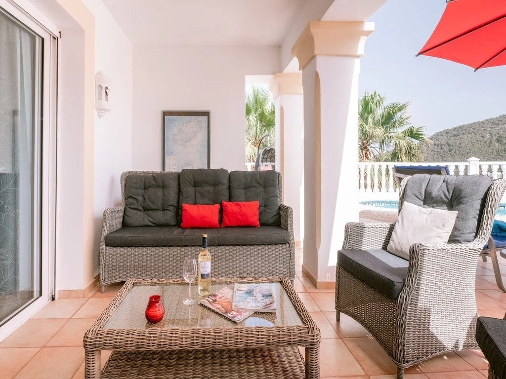 Spacious Dreamy Ibiza Villa Just Steps from the Beach in Cala Llonga