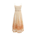 Multicolor Cotton Long Dress