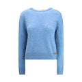 Women's Blue Cashmere Sweatshirt Clothing