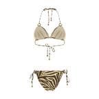 Brown Polyamide Bikini