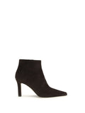 The Row Nappa Leather Squared-Toe Ankle Boot — Brown