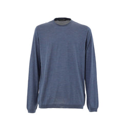 Men's Blue Silk Sweatshirt Clothing