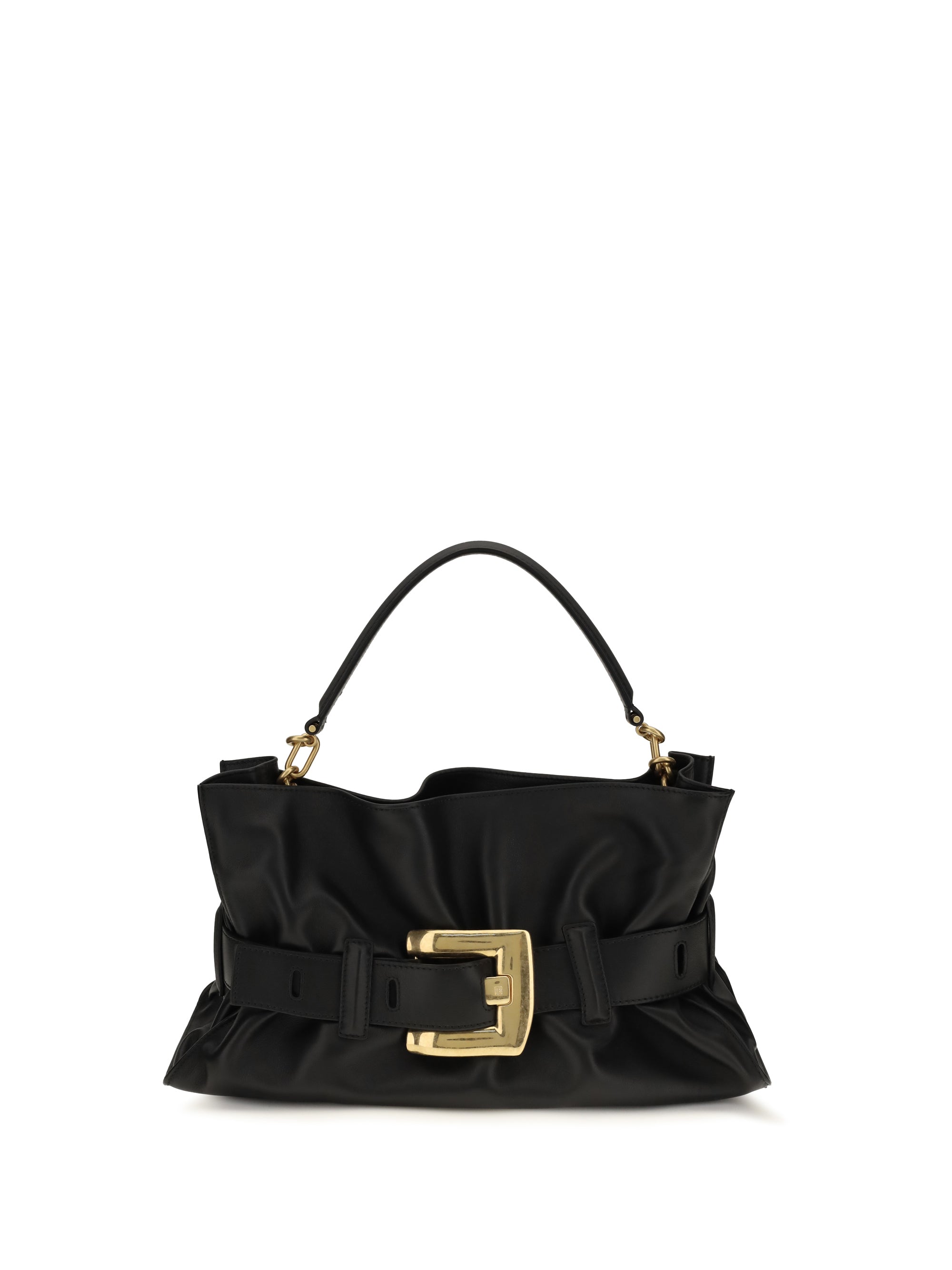 Balmain Anthem Shoulder Bag — Black