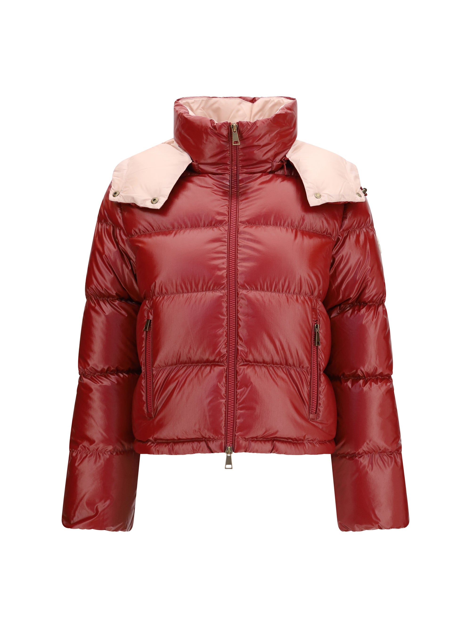 Chaqueta Moncler Niveole de plumón — Roja