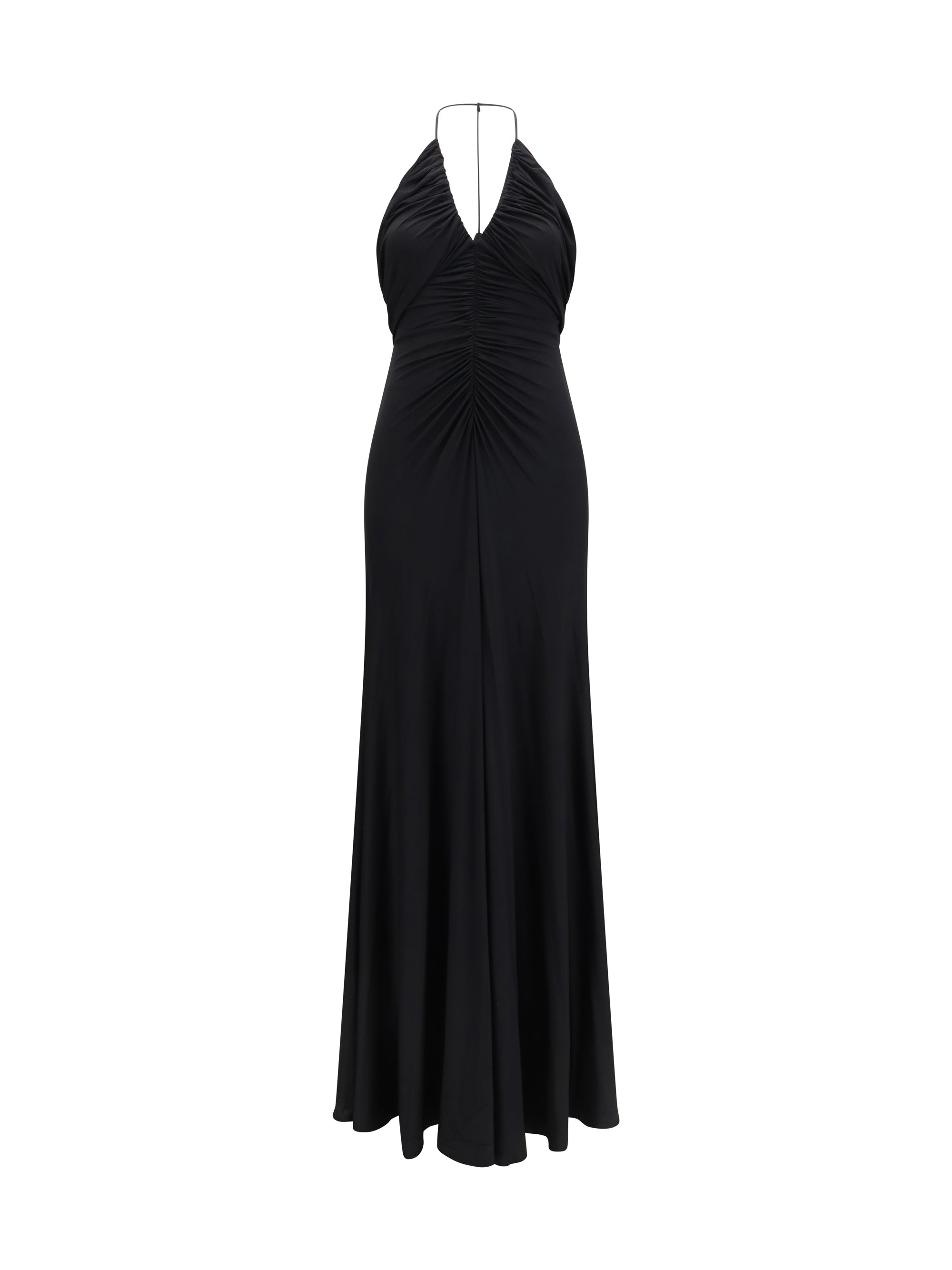 Self-Portrait Halter Jersey Dress — Black