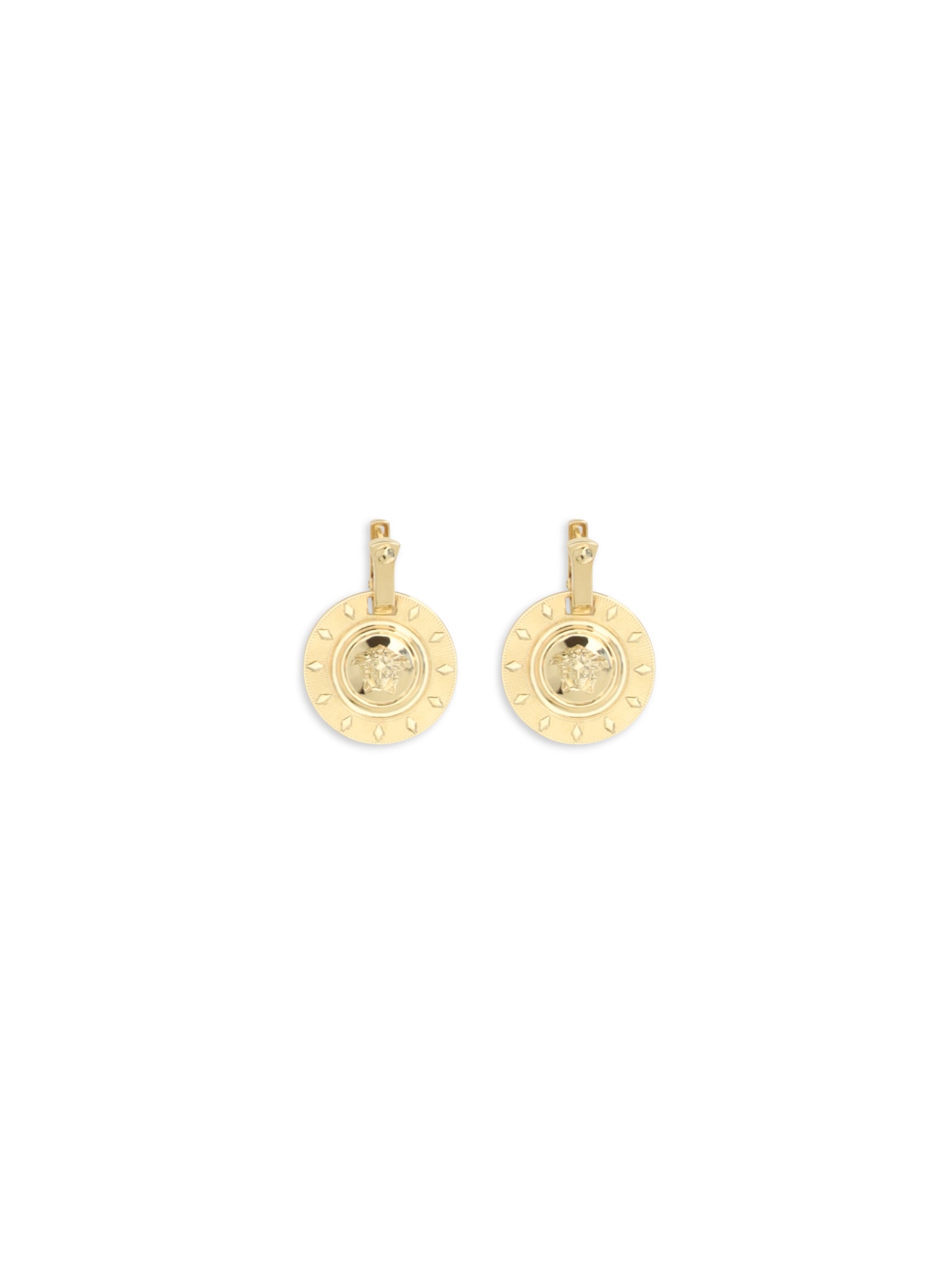 Versace Irradia Earrings — Gold