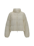 Gongdid Design Reversible High-Neck Puffer Down Jacket — White
