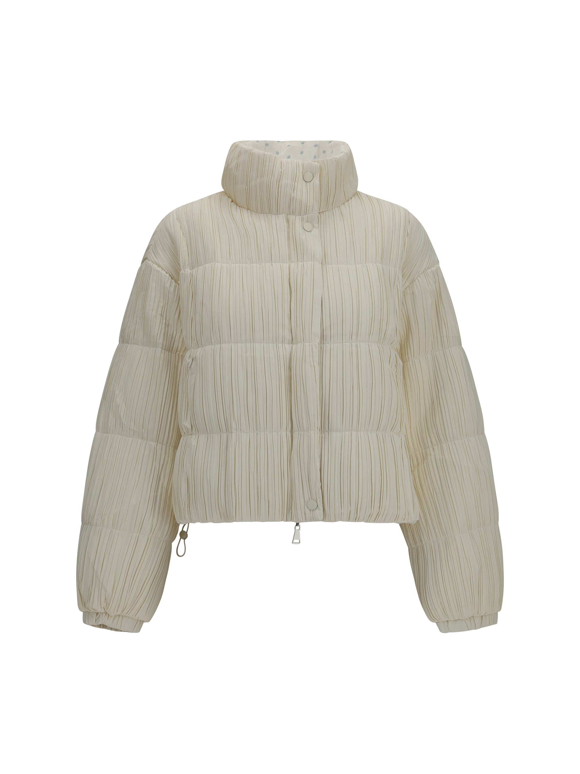 Gongdid Design Reversible High-Neck Puffer Down Jacket — White