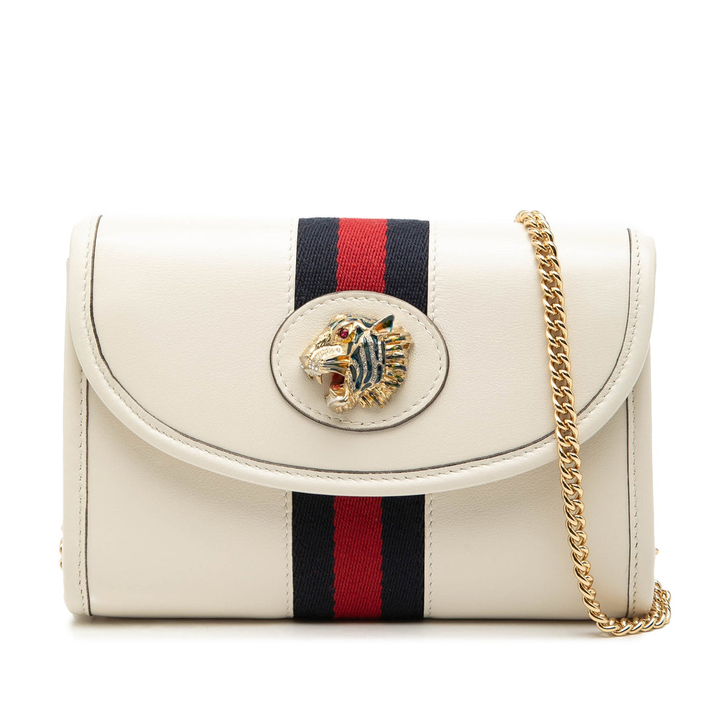 Mini Calfskin Rajah Web Chain Crossbody